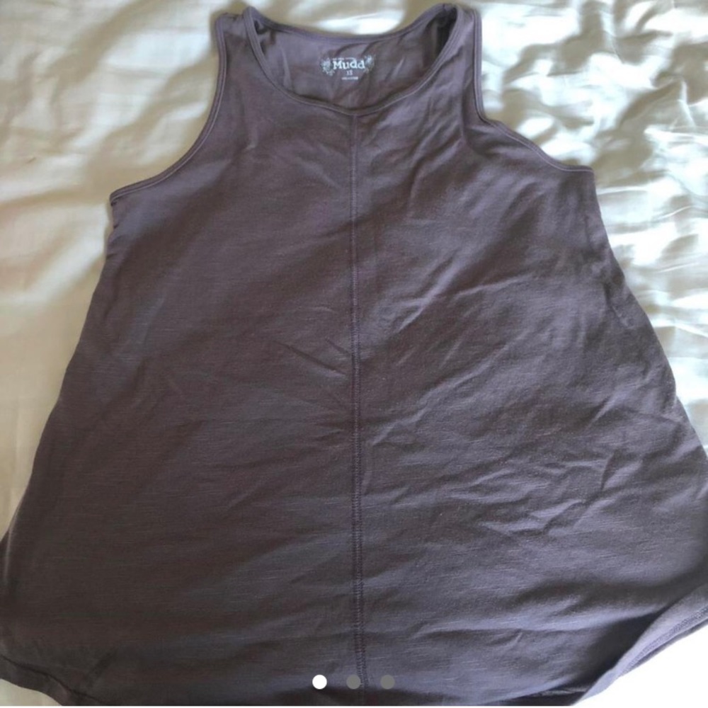 dusty purple muave tank top racer back